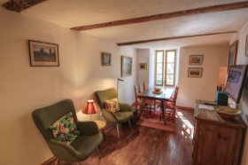 The sitting area at Belle Vue in Saint-Chinian