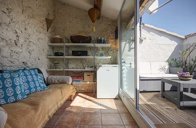 the terrace