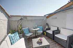 the terrace