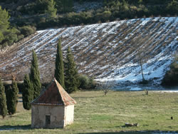snow in st chinian (very rare!)